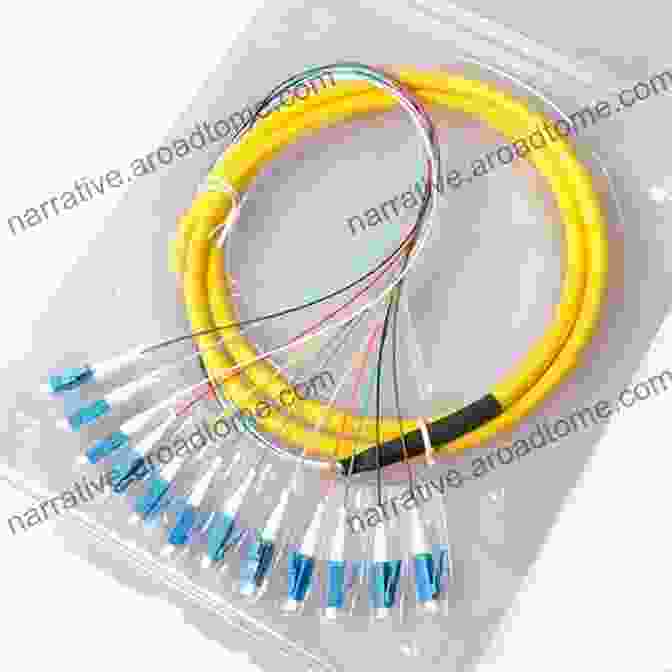 A Bundle Of Fiber Optic Cables, Representing The Revolutionary Technology Of Light Communication An To Fiber Optics