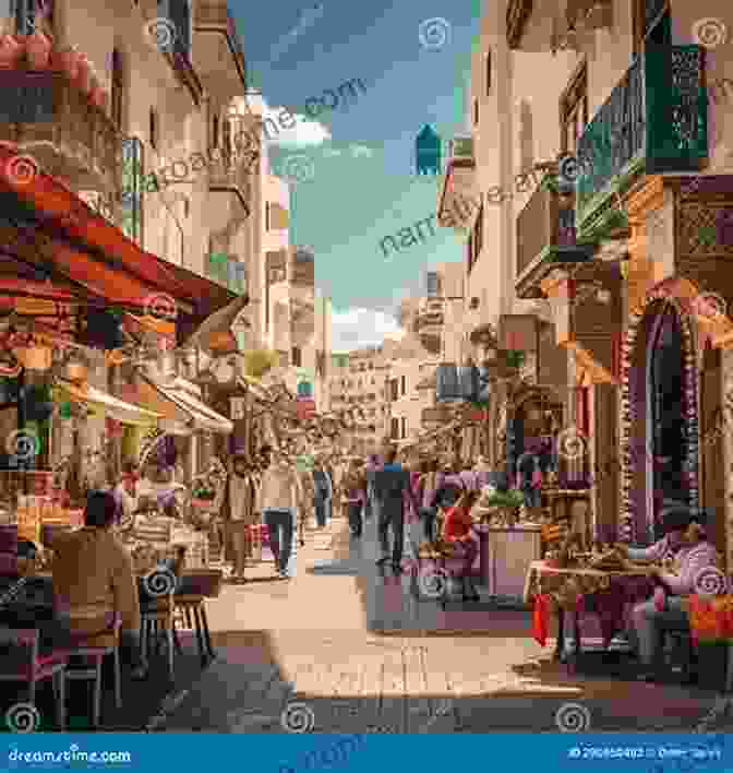 A Bustling Street Scene In The Vibrant Medina Of Casablanca Three Faces Of Beauty: Casablanca Paris Cairo