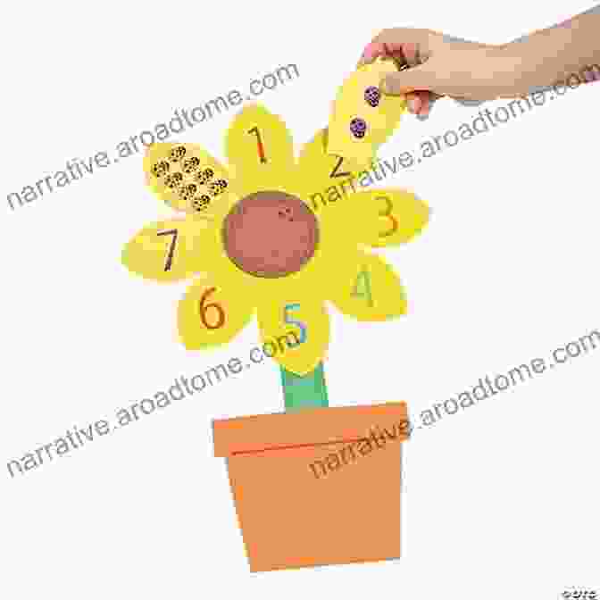 A Child Pointing To A Bright Yellow Sunflower In Counting Colours Numbers Shapes Woodley Counting Colours Numbers Shapes A Woodley