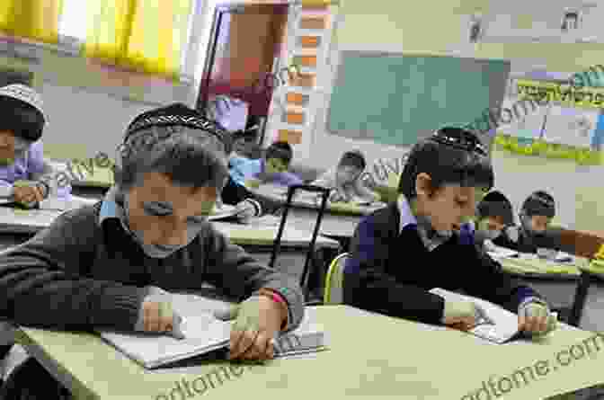 A Group Of Children Studying In A Jewish School, Representing The Importance Of Education In The Dom Chaim Goldberg Proposal. DOM CHAIMA GOLDBERG PRPOSAL TO ESTABLISH: A Special Proposal To Establish A New Museum Dedicated To The Art Of Chaim Goldberg In Kazimierz Dolny Polnd