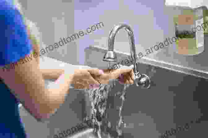 A Nurse Thoroughly Washing Her Hands Before Patient Interaction, Demonstrating Adherence To Infection Control Protocols. Study Guide For Fundamentals Of Nursing: The Art And Science Of Nursing Care