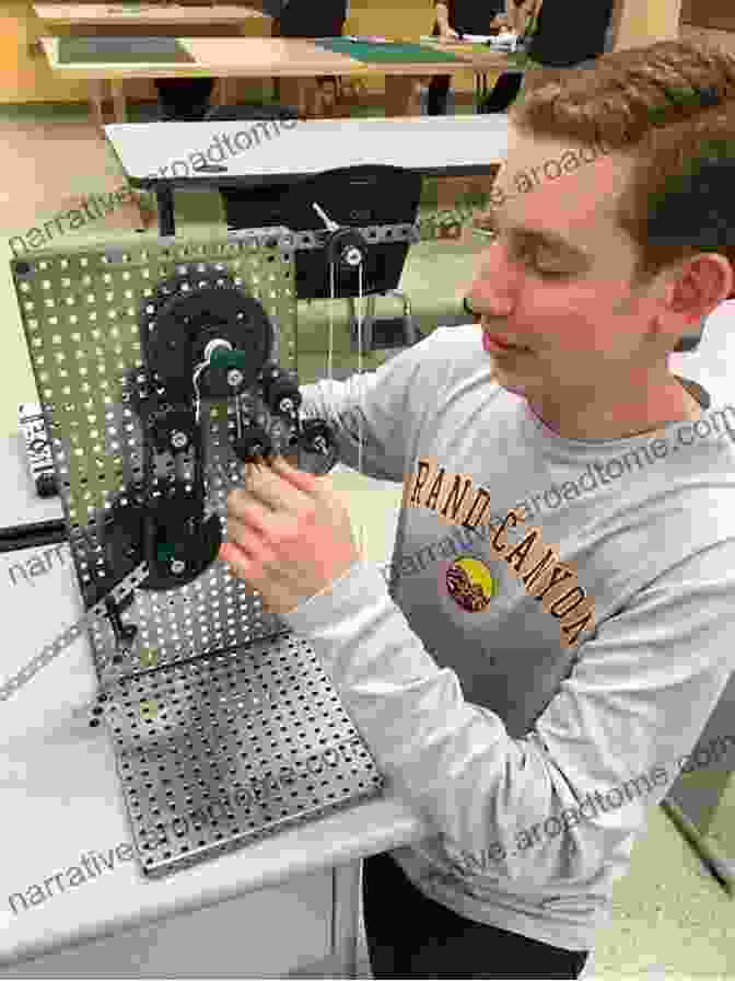 A Student Studying An Engineering Drawing Of A Complex Machine, Surrounded By Pencils, Rulers, And Protractors. Engineering Drawing M B Shah