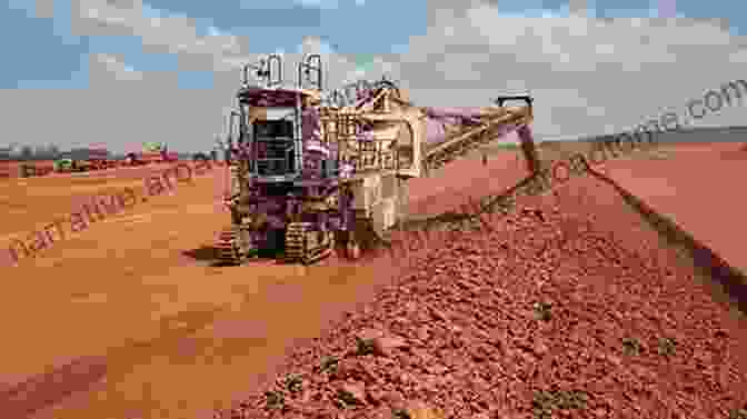 A Vast Mining Operation In Guinea, Extracting Minerals Such As Bauxite, Iron Ore, And Gold Guinea: Masks Music And Minerals