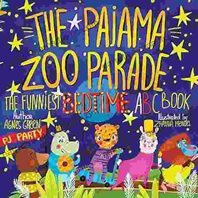 An Illustration From The Pajama Zoo Parade: The Funniest Bedtime ABC (Short And Funny Bedtime Stories For Children Ages 3 5 That Every Parent Will Enjoy) (Cozy Reading Nook)