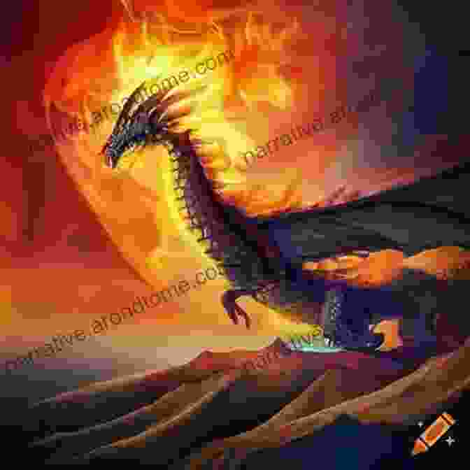 Banner Showcasing A Majestic Fire Breathing Dragon Soaring Through The Sky A Field Guide To Dragons Trolls And Other Dangerous Monsters (Fantasy Field Guides)