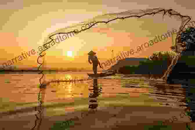 Fishermen Casting Nets In The Mekong River The Mekong: Turbulent Past Uncertain Future