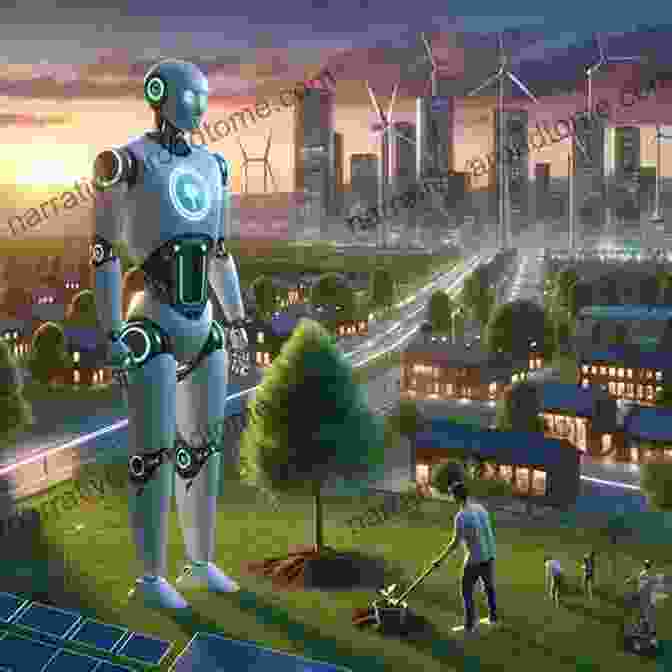 Futuristic Cityscape With Robots And Humans Collaborating Automation And Human Performance: Theory And Applications