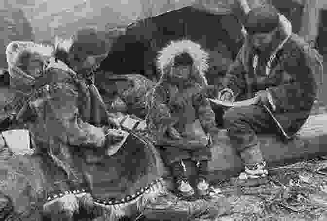 Mary George Sharing A Meal With Her Family In Their Traditional Inuit Home Kamik S First Sled Mary George