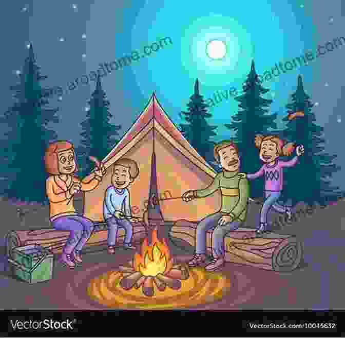 Mary George Sitting By A Campfire With Her Family, Sharing Stories And Laughter Kamik S First Sled Mary George