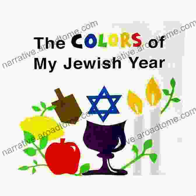 My Jewish Year Book Cover, Showcasing A Vibrant Tapestry Of Jewish Symbols And Traditions My Jewish Year: 18 Holidays One Wondering Jew