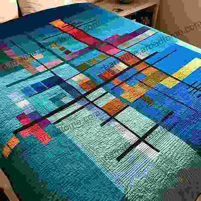 Quilt Improv Book Cover Featuring A Colorful Modern Quilt With Abstract Shapes And Vibrant Colors Quilt Improv: Incredible Modern Quilts From Everyday Inspirations