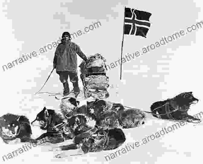 Roald Amundsen And His Team Reaching The South Pole The South Pole An Account Of The Norwegian Antarctic Expedition In The Fram 1910 1912 Volume 1