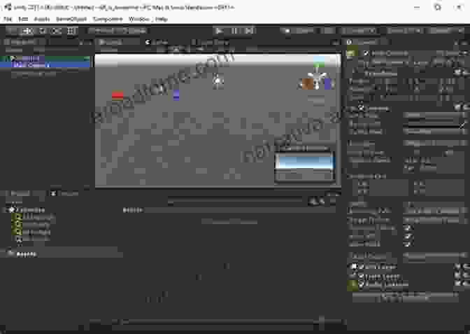 Screenshot Of The Unity Editor Design Games For Architecture: Creating Digital Design Tools With Unity