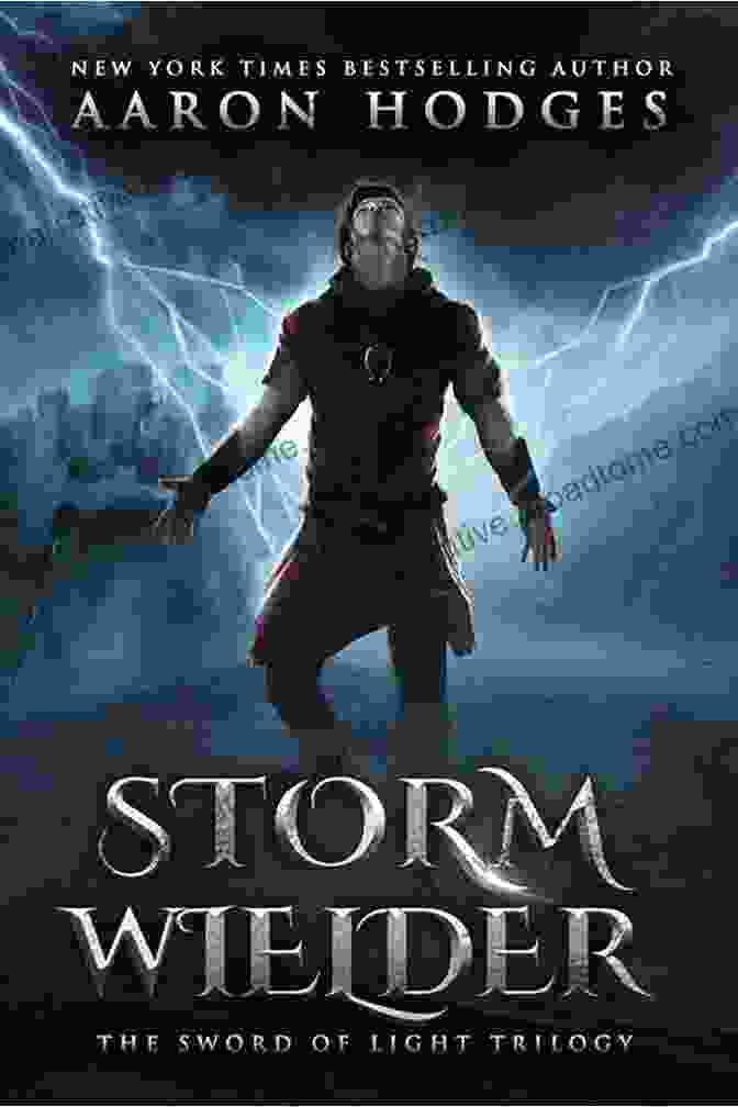 Stormwielder Book Cover By Aaron Hodges, Featuring A Young Woman With Glowing Hands Standing In A Storm Stormwielder Aaron Hodges