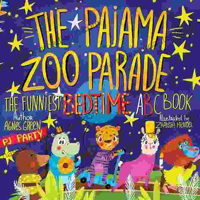 The Pajama Zoo Parade Book Cover Featuring A Group Of Children In Pajamas Surrounded By Animal Characters The Pajama Zoo Parade: The Funniest Bedtime ABC (Short And Funny Bedtime Stories For Children Ages 3 5 That Every Parent Will Enjoy) (Cozy Reading Nook)